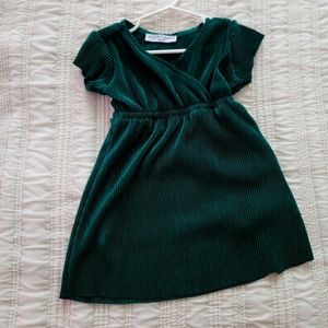 Baltic born pleated toddler dress